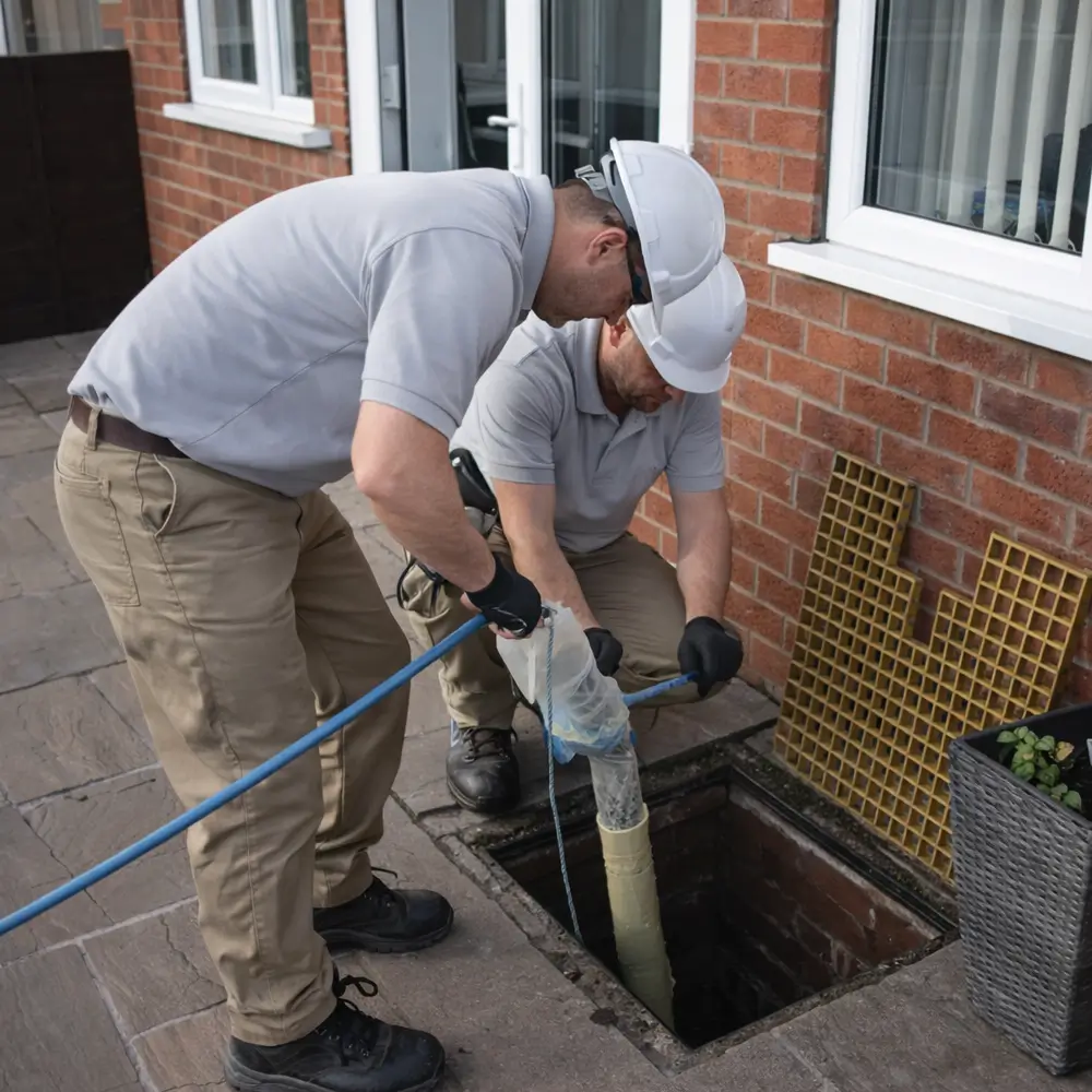 Blocked drain repair service in Headcorn